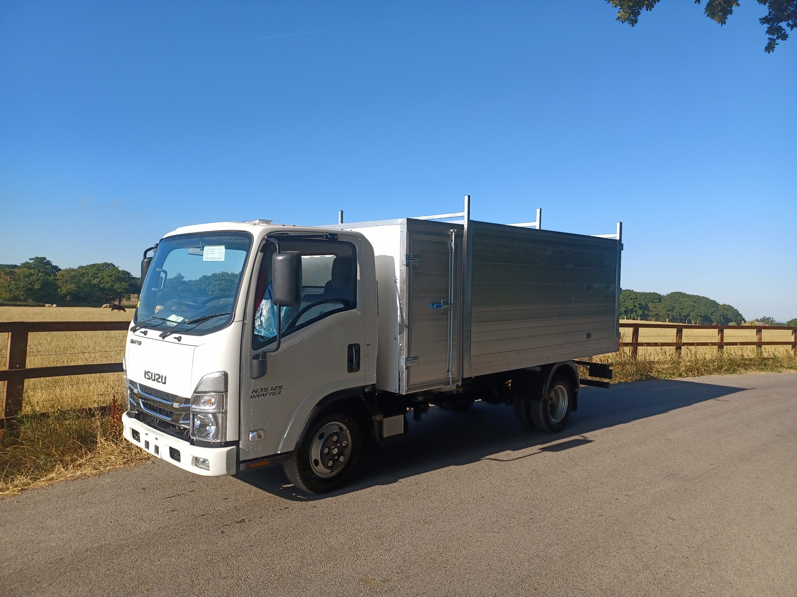 Truck body conversion being conducted in London